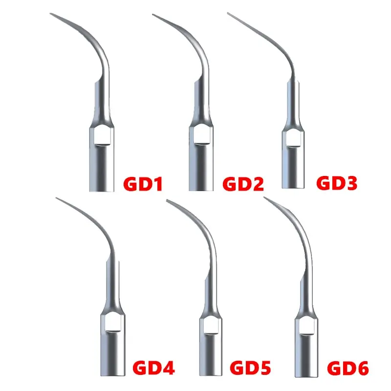 

GD1 Dental Ultrasonic Scaler Tips for NSK SATELEC Machines Teeth Stains Remover Tips Replacement Tip Teeth Cleaning Blade Tips