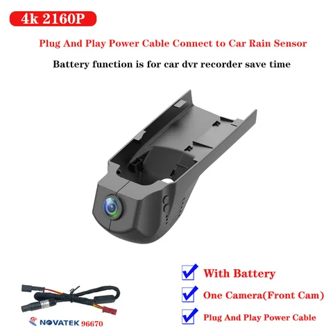 2160P Full HD Wifi видеорегистратор Автомобильный видеорегистратор камера для Автомобильный видеорегистратор