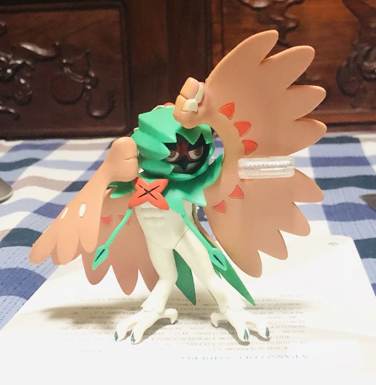 Настоящая трава тип и призрак Тип Покемон Decidueye Милая экшн-фигурка модели игрушки