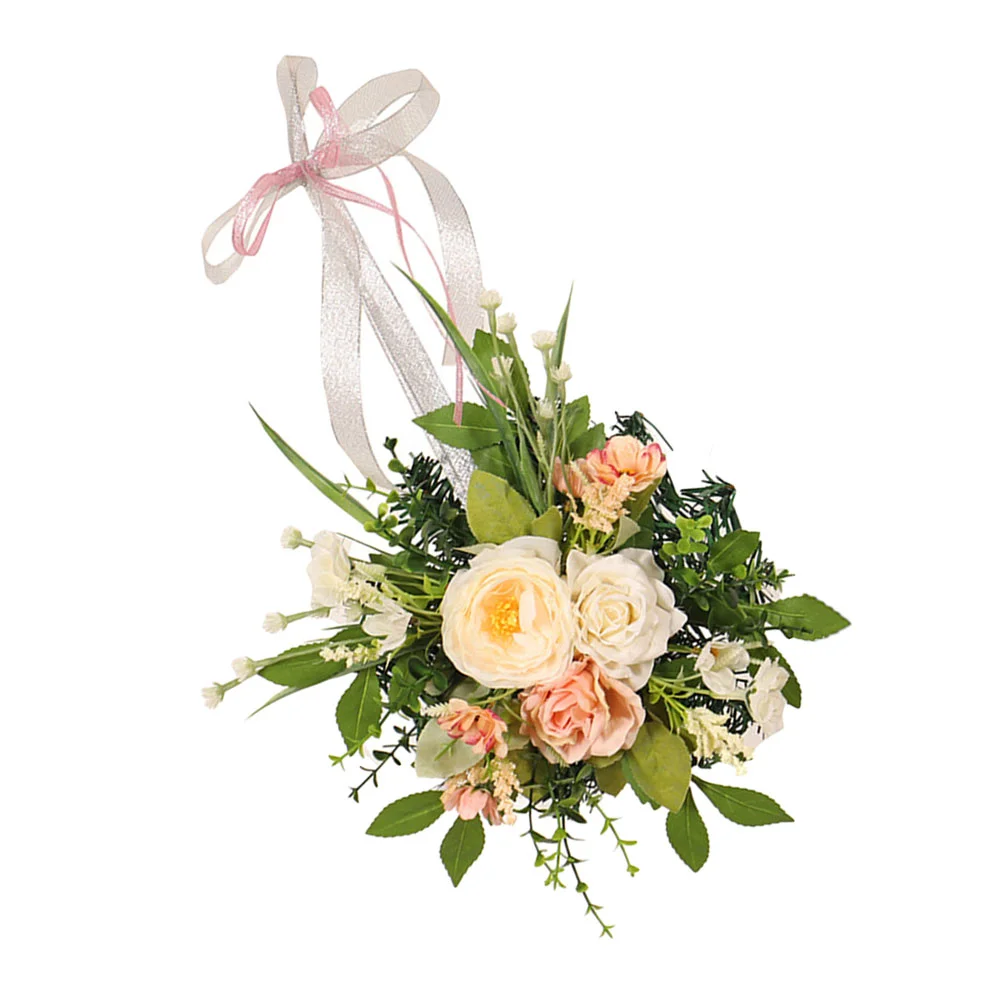 

Artificial Wreath Pendant Spring Wedding Decor Hanging Flower Wreath Decoration