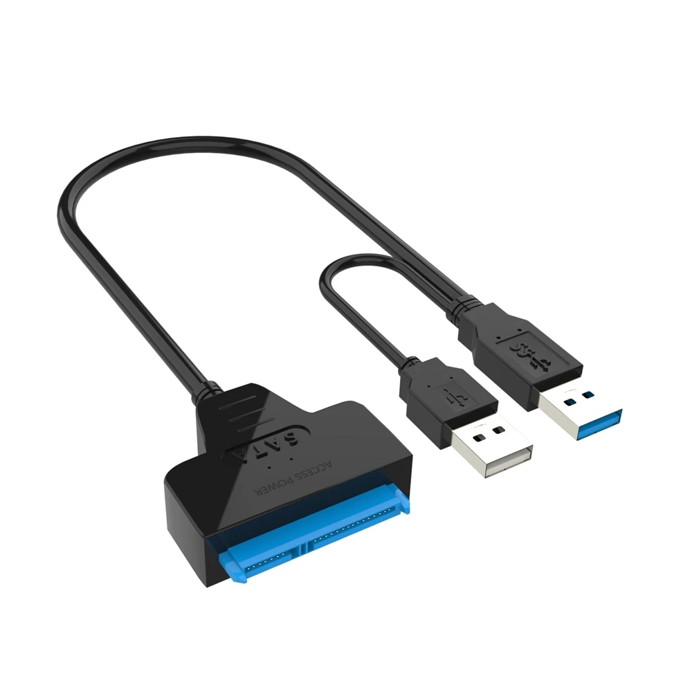 USB 3 0/USB 2 0 к SATA 22Pin адаптер кабель для 5/3 5 дюйма SSD HDD внешний источник питания