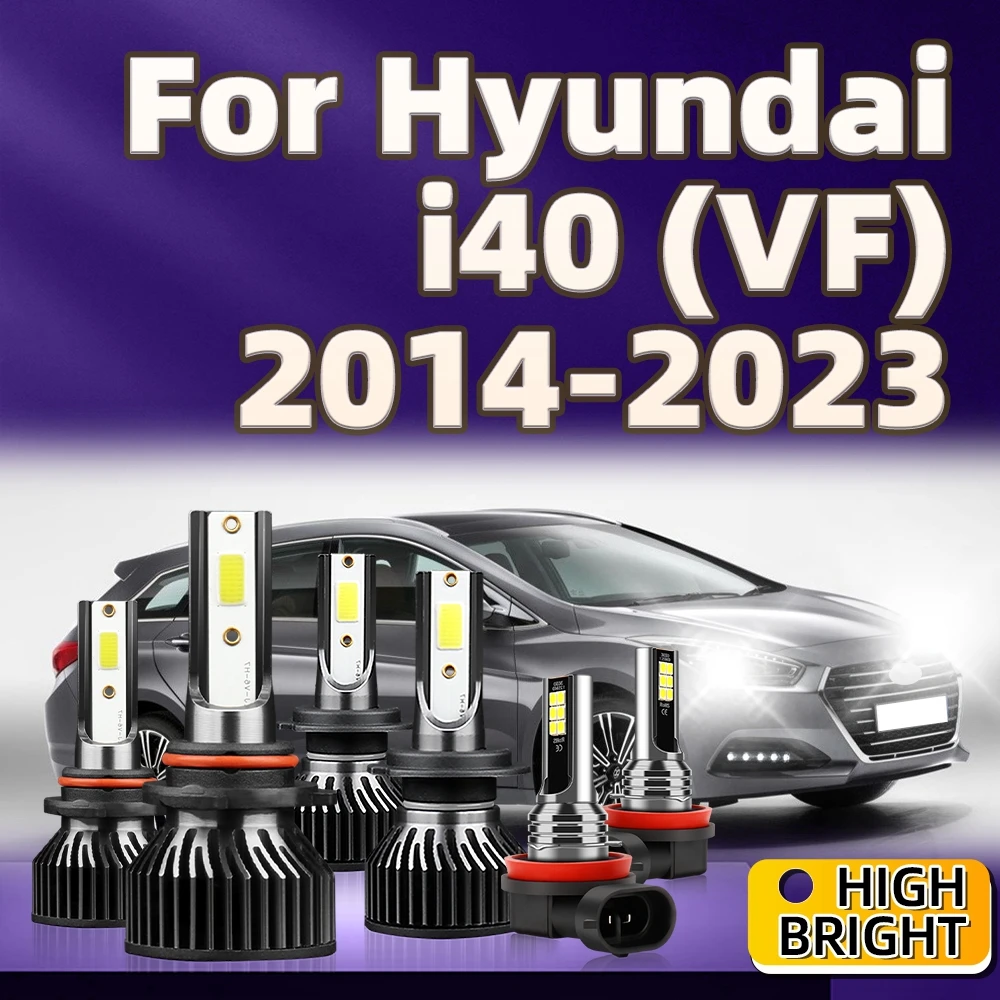 Светодиодный фары 6000K H7 HIR2 130W высокомощный H8 комплект противотуманных фар для