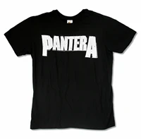 pantera basic classic logo black t shirt new
