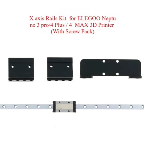 Funssor ELEGOO Neptune/3 pro/4 Plus MAX 3D принтер рельсовый комплект X/Y оси