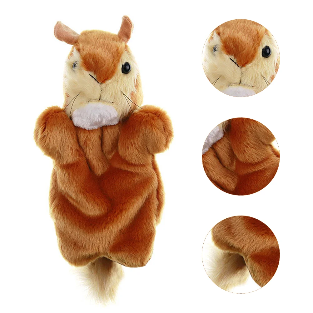 

Squirrel Hand Puppet Creative Parent-child Plush Plush Puppet
