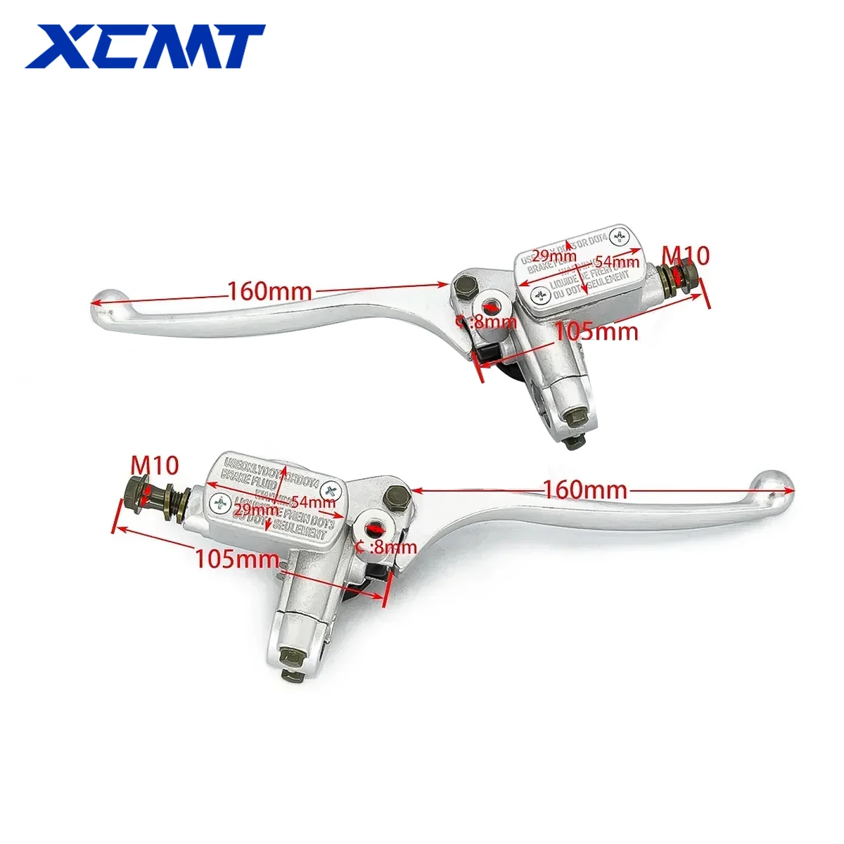 Для GY6 50 90cc 110cc 125cc грязевой пит-байк ATV 22 мм 7/8 &quotлевый/правый тормозной насос