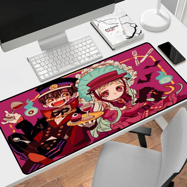 

Xxl Gaming Mouse Pad Keyboard Japan Jibaku Shounen Hanako Kun Large Pc Accessories Mousepad Desk Mause Mat Gamer Protector Pads