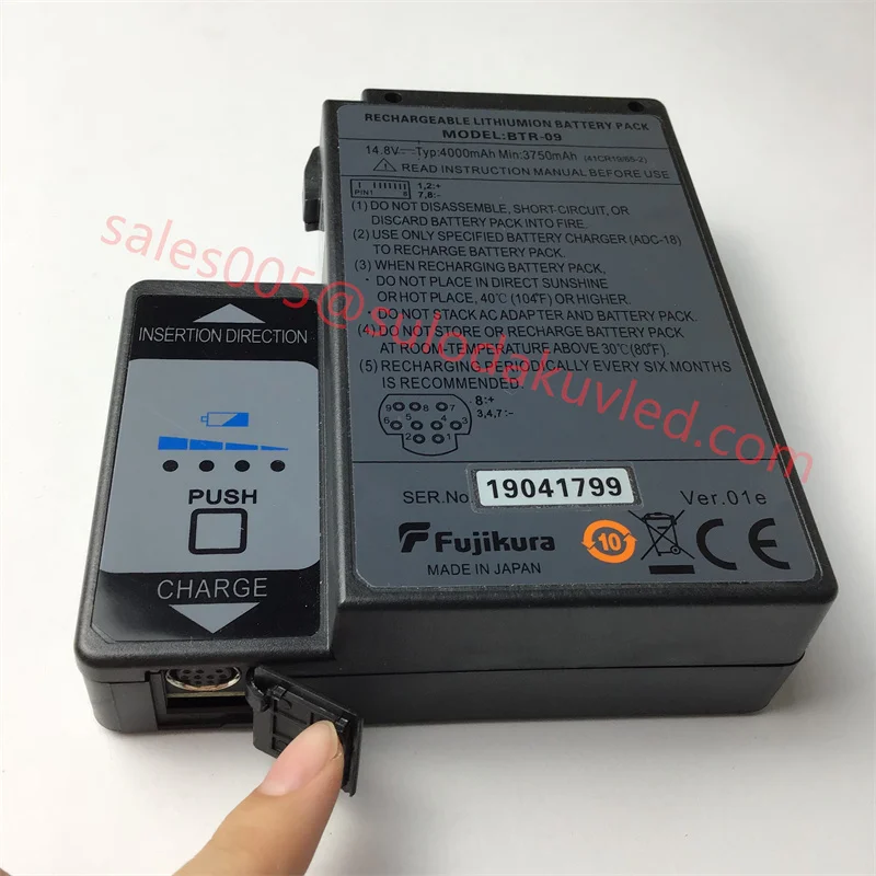 Original BTR-09 BTR-09A Battery Pack for 70S 80S 70R 62S 61S 70S+ 80S+ 70R+ 62S+ 61S+ 62C 61C Fusion Splicer Made in Japan