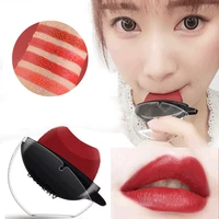 sexy red lip shaped lipsticks makeup waterproof moisturizing lip glaze tint long lasting non stick cup lip stick velvet matte