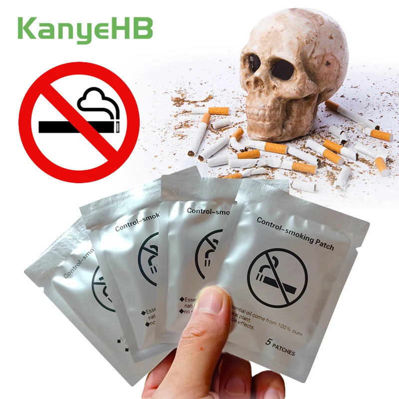 20 шт. = 4 пакета, пластыри от курения | AliExpress