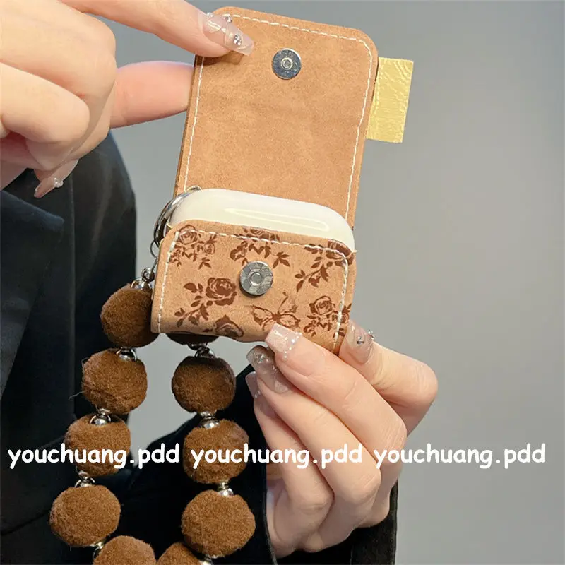 Ins Кофейный цвет AirPods1 Стерео AirPods2 Camellia airpodspro2 Защитный чехол AirPods 4 Bluetooth 3 Чехол для