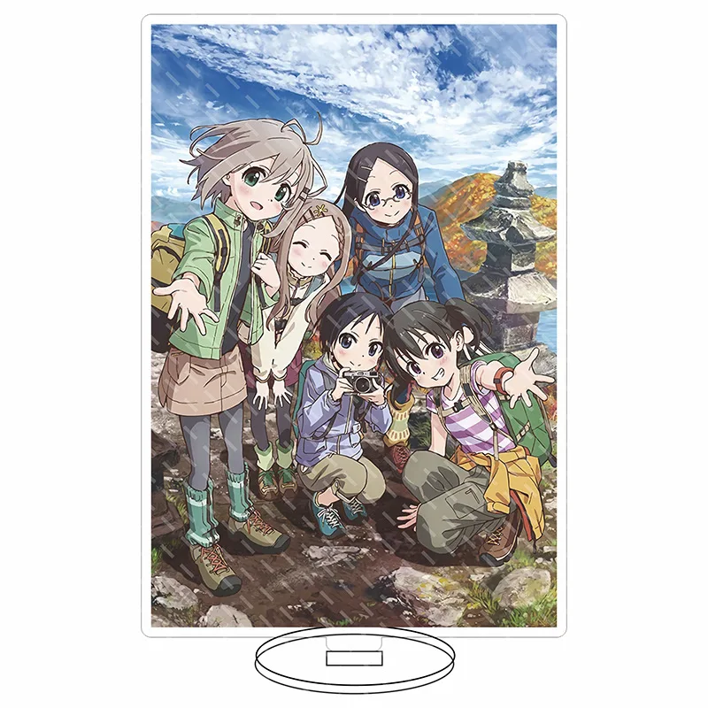 Фото Популярное аниме Yama no Susume 15 см акриловые украшения юкимура Aoi, Makoto, Kurakami Hinata, Saito Kaede, подарок для фанатов №2