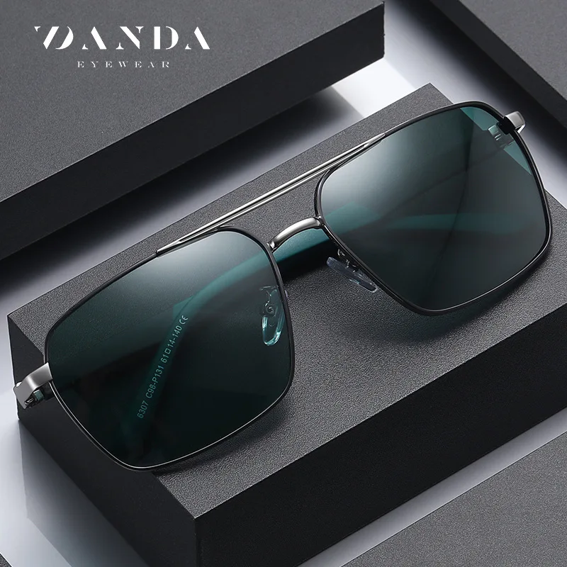 2021Мужские солнцезащитные очки с двойным лучом светоотражающие линзы6307Драйвер