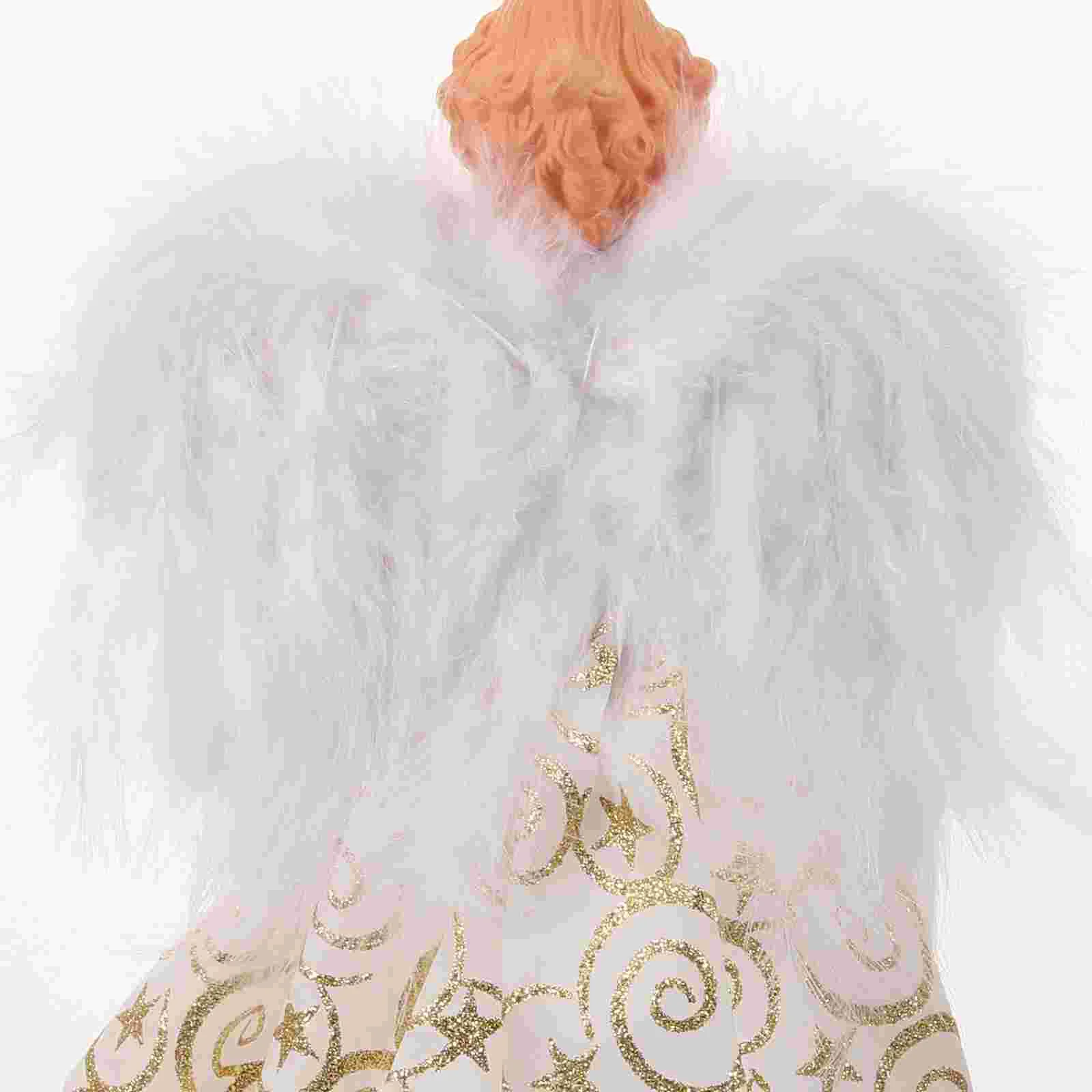 Фигурки ангелов принадлежности для украшения рождественской елки плюшевые