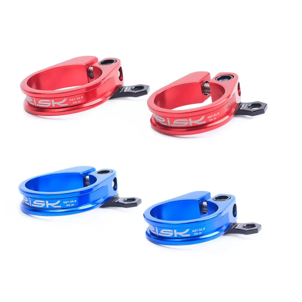 

Bicycle Locking Seatpost Clamp Aluminum Alloy Mountain Road Bike Quick Release Seat Post Tube Clip