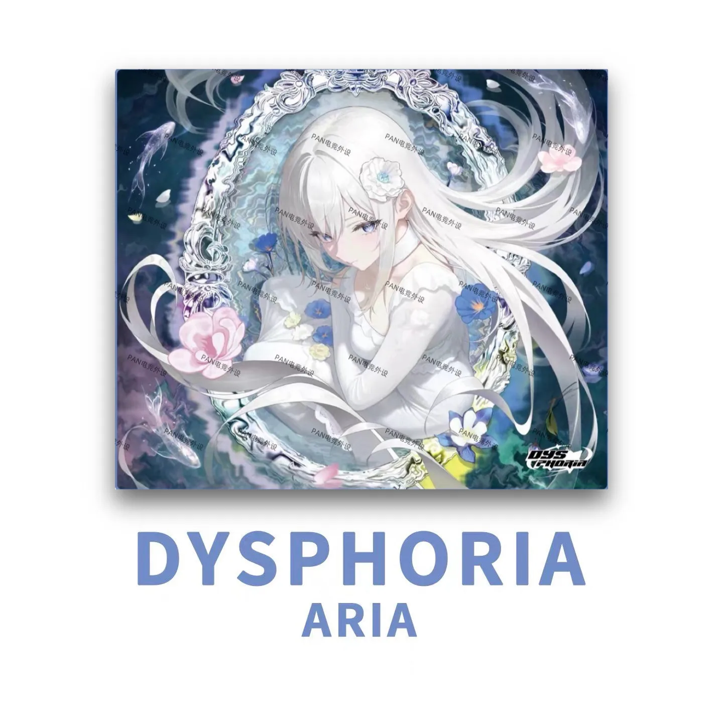 Фото Игровой коврик для мыши PAN Esports Dysphoria ARIA Glass, обеспечивающий одновременно скорость и плавность движений, для VALORANT, TTK, CSGO, аксессуары для ПК, подарки. №2