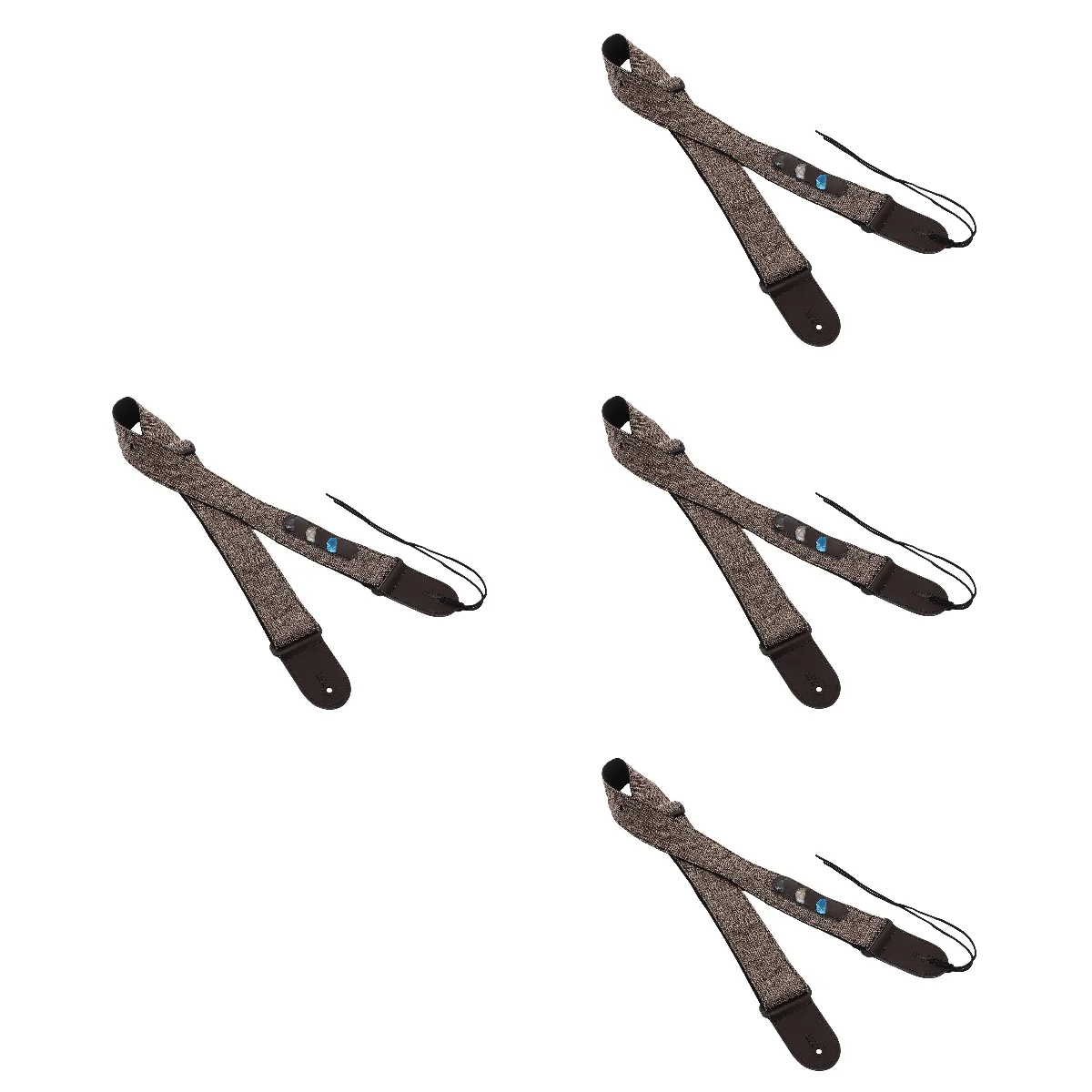 

4x Comfortable Wear-resistant Lightweight Lasting Replaceable Bohemian Guitar Strap Guitar Use Strap for Guitarist