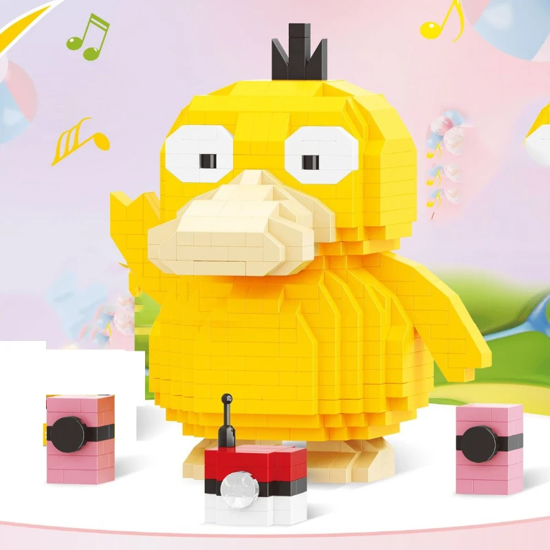

Micro Brick Pokemon Anime Cartoon Pikachu Building Blocks Action Figures 3D Model Collection Assembly Toys for Children Birthday