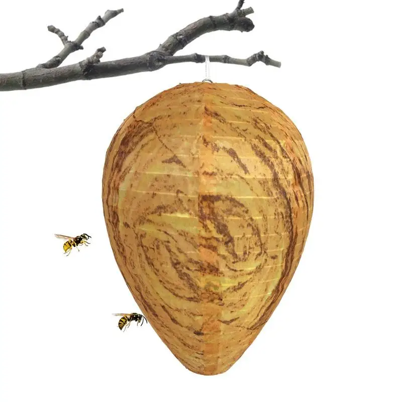 

Wasp Nest Decoy Safe Hanging Wasp Repellent Deterrents Fake Nest Drive Lantern For Outdoor Home Garden Supplies New Dropshipping