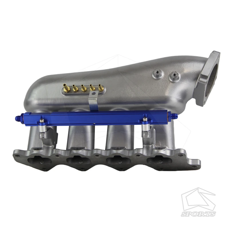 Впускной коллектор из литого алюминия + топливная направляющая для Mitsubishi EVO IV V VI