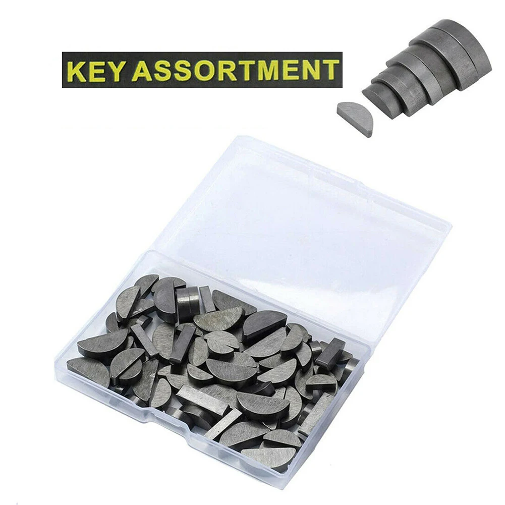 

80 Pcs Metric Stainless Steel Keychain Metal 8 Different Sizes Keychain Kit 3 X 5 X 13mm/3 X 6.5 X 16 Mm/3 X 6.5 X 16 Mm