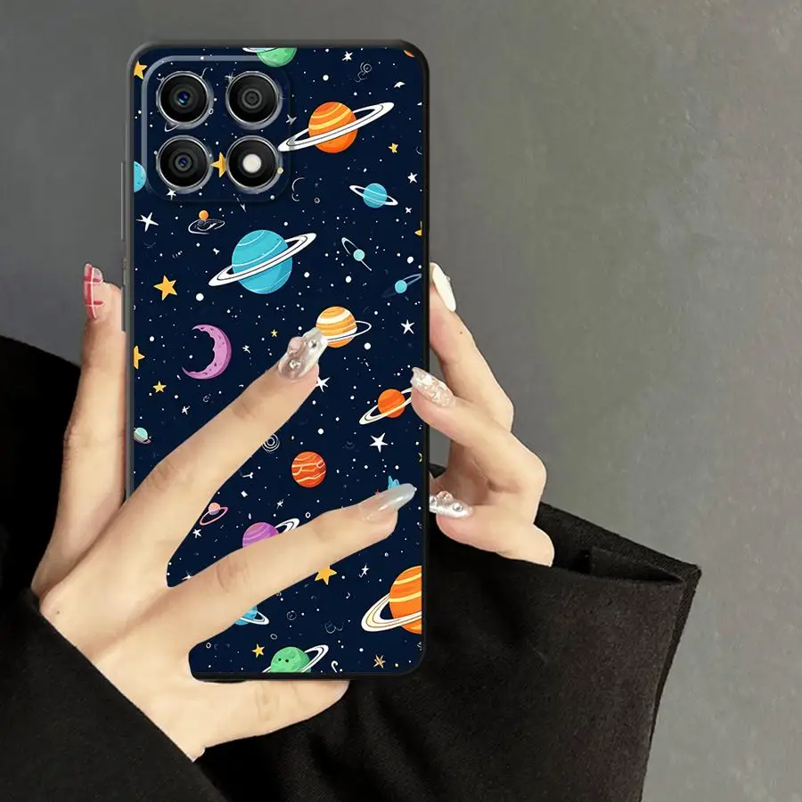 Фото Чехол Starry Sky Cosmic для Honor X8 X9a 90 Magic5Lite 8X X6 70 200 400 Lite X7 X5b, чехол для телефона №3