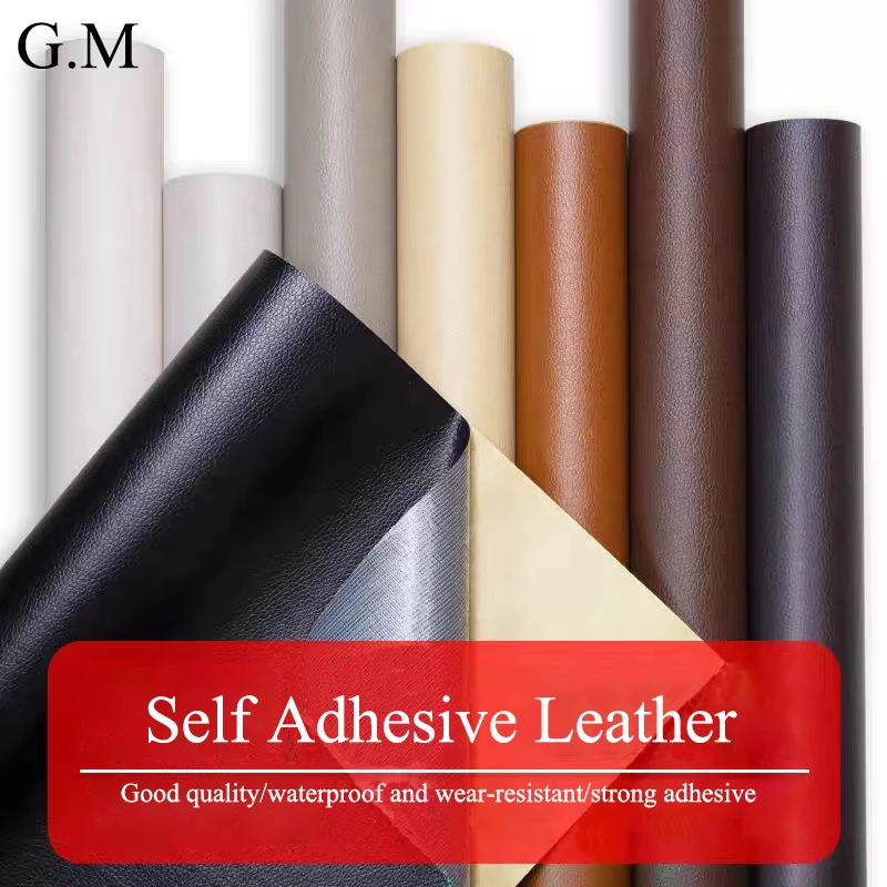 Waterproof PU Leather Patch Self Adhesive Sofa Repair Sticker Leather Repair Patch for Furniture Repair Leather Table Chair