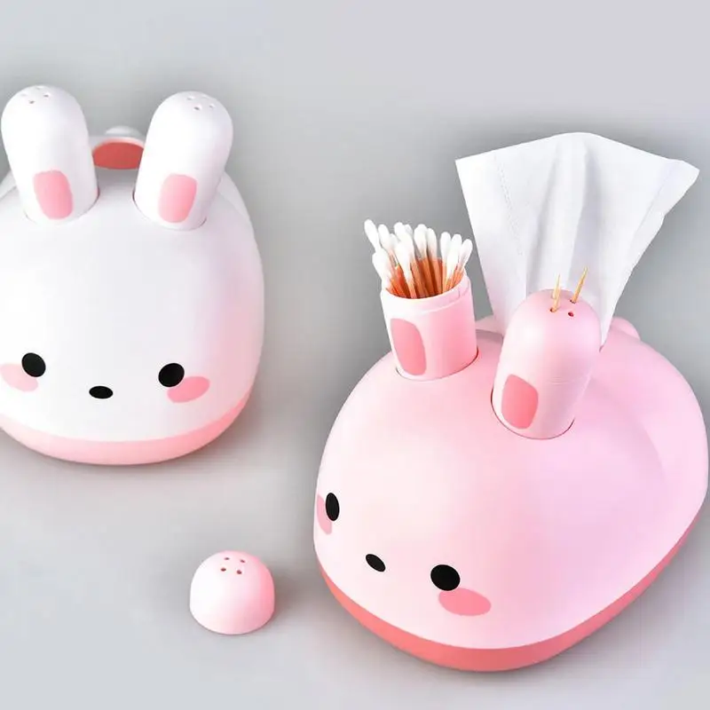 

Коробка для салфеток в форме кролика, чехол для салфеток, коробка для хранения бумажных полотенец, чехол, настольное украшение, подарок на н...