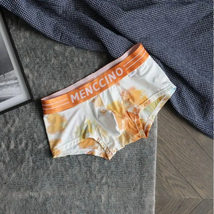

Hot Selling Men's Underwear Printing Fashion High-Quality Cotton Iced Silk Comfortable Breathable Male Underpants Boxers Shorts