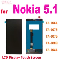5 5 aaa lcd for nokia 5 1 lcd ta 1061 ta 1075 ta 1076 ta 1088 ta 1081 lcd display touch screen digitizer assembly replacement