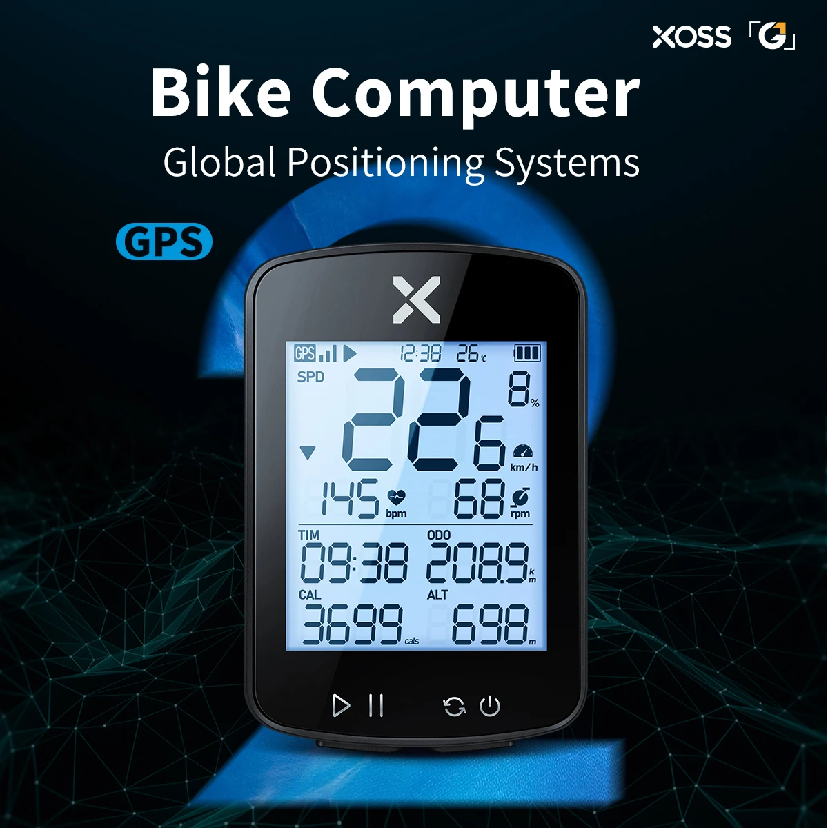 XOSS GPS Cycling Computer G2 Plus Wireless Speedometer Bluetooth Tracker Waterproof Road Bike MTB Bicycle Odometer New XossG
