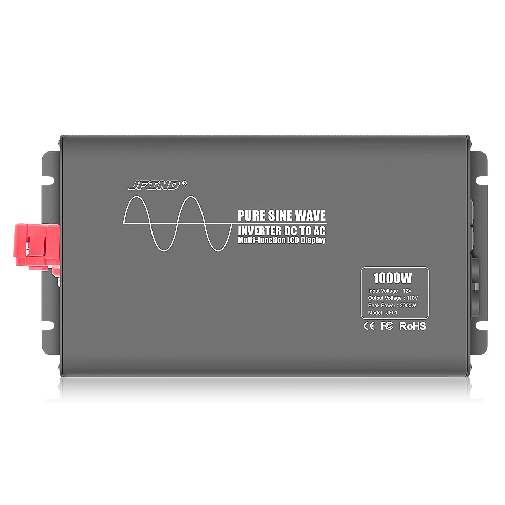 

Pure Sine Wave Car Power Inverter 1000W Power DC 12V To AC 110V Voltage 50/60HZ Converter Car Inverters Charger