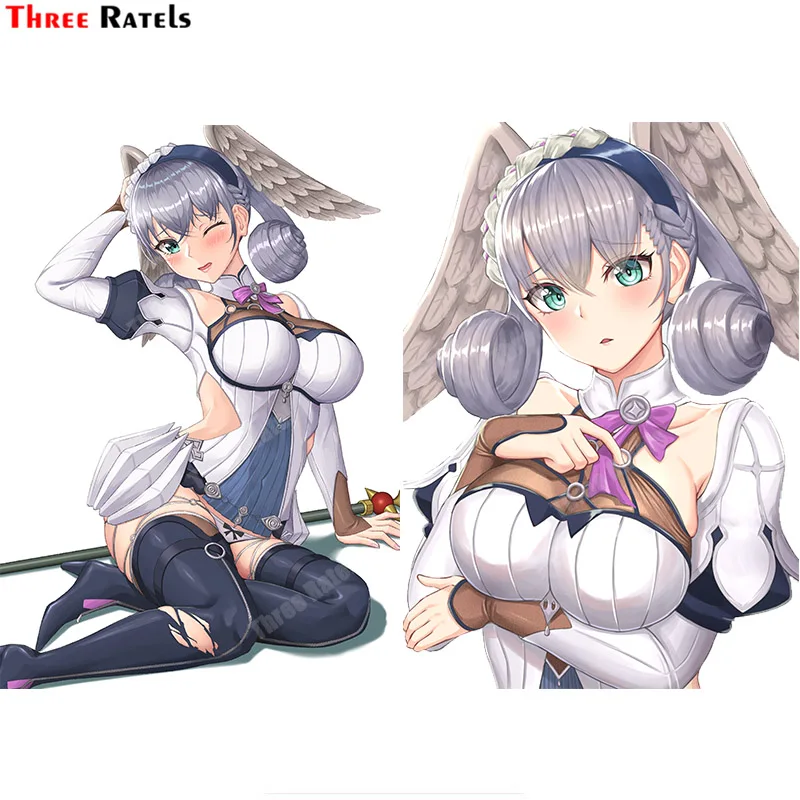 

Наклейки на автомобиль Three Ratels A732 Melia старину Xenoblade летописные персонализированные наклейки для крышки топливного бака, двери и зеркала водонепроницаемые наклейки