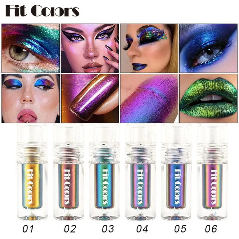 

6 Colors Optical Chameleon Eyeshadow Sweat-proof Not Easy To Smudge Long-lasting Makeup Effect Eye Shadow Pigment Cosmetics
