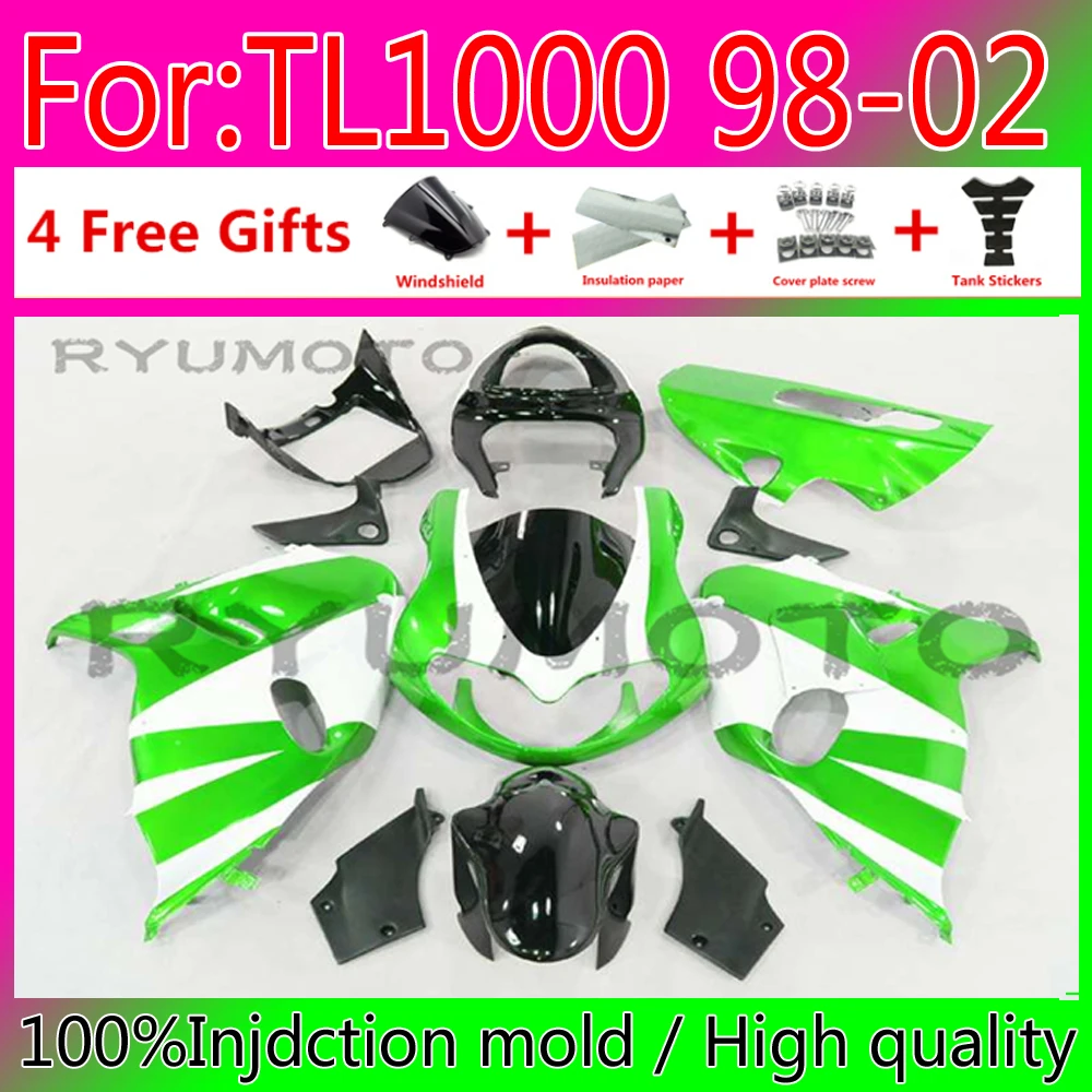 

Injection Free custom Fairings kit SUZUKI TL1000R 1998 1999 2000 2001 2003 2002 bodywork Fairing kits TL 1000R 98-03