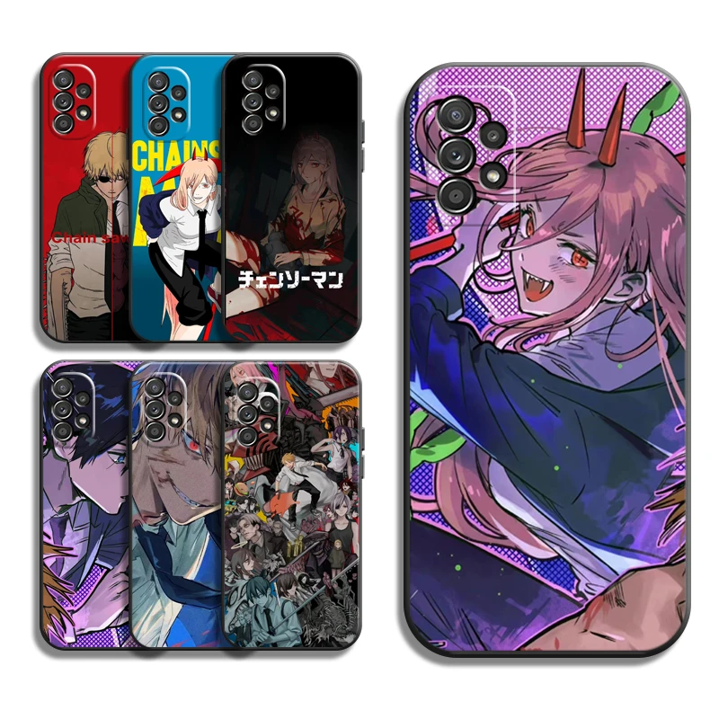 

Chainsaw Man TV 2022 Phone Cases For Samsung Galaxy S22 S22 Ultra S20 Lite S20 Ultra S21 S21 FE S21 Plus Ultra Soft TPU Funda