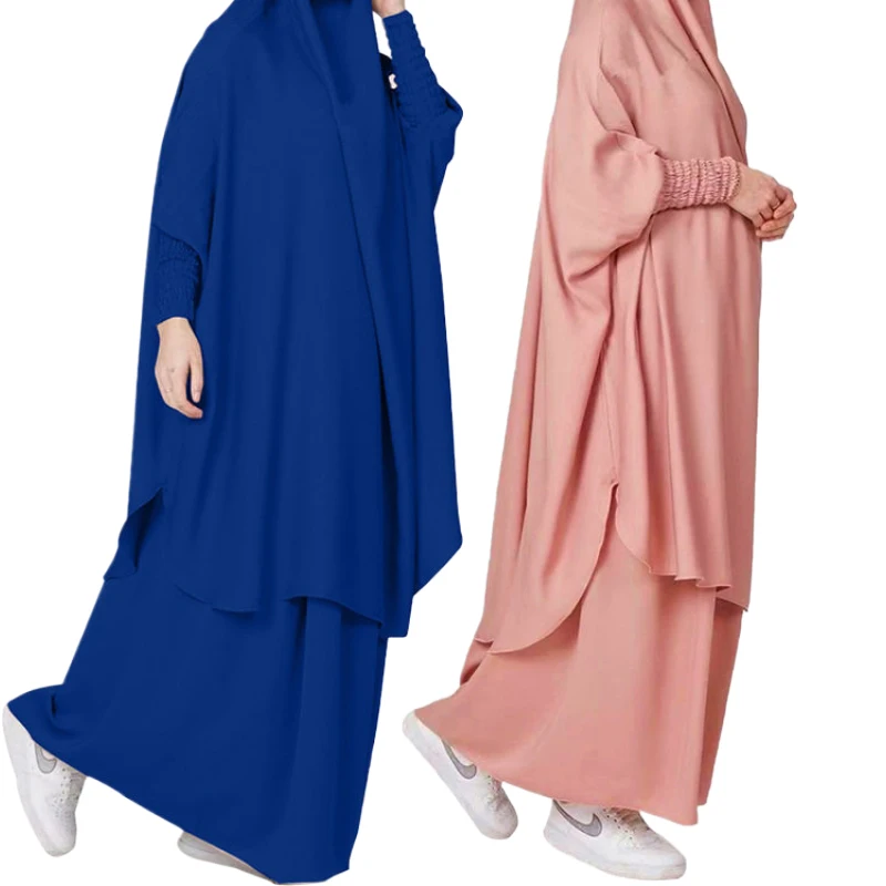 

Мусульманское платье для молитвы Nida Jilbab Khimar и юбка, комплект из 2 предметов, Abaya, молитвенный хиджаб, Niqab, Burka, женское мусульманское платье, му...