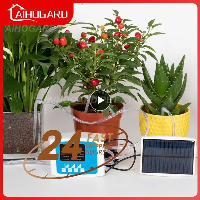 

Irrigation System Solar Intelligent Watering Solar Panel Garden Drip Irrigation Device Solar Automatic Intelligent Irrigation