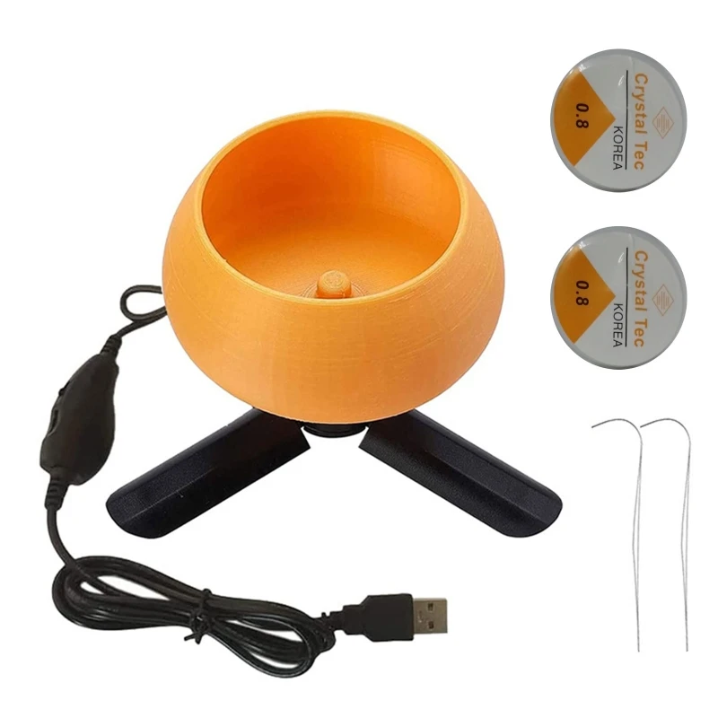 

Electric Beads Spinner Kit Bead Spinner Bowl for Seed Beads with Beading Needles