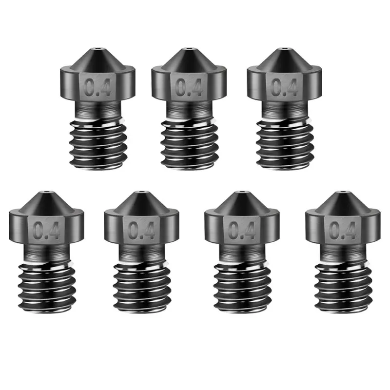 

Комплект насадок для 3D принтера MK8, сопло 0,4 мм с чистящими иглами и пинцетом, гаечный ключ, чистящая щетка для Creality CR-10 10S Ender 35