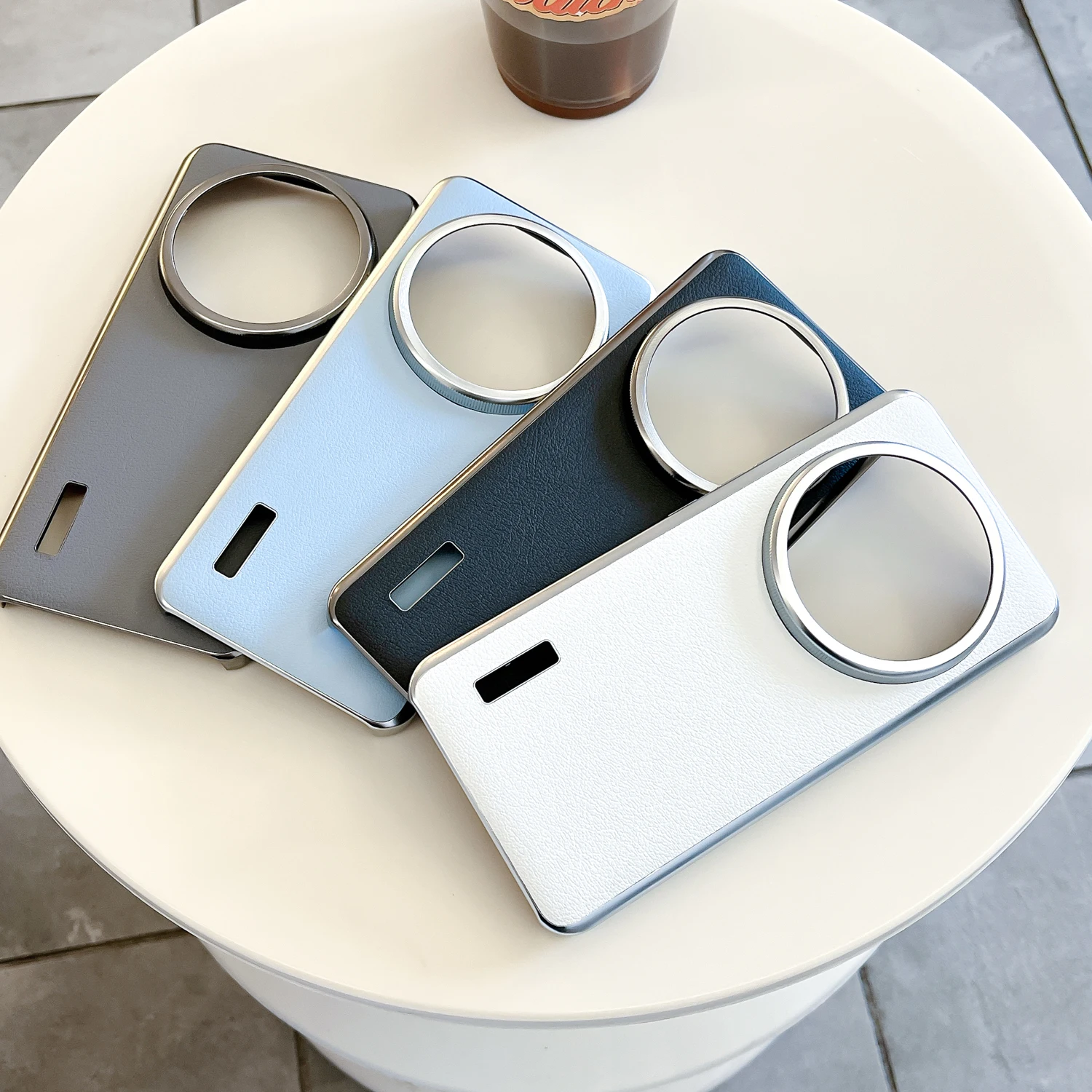 Ударопрочный кожаный матовый жесткий чехол с гальваническим покрытием для Xiaomi 15