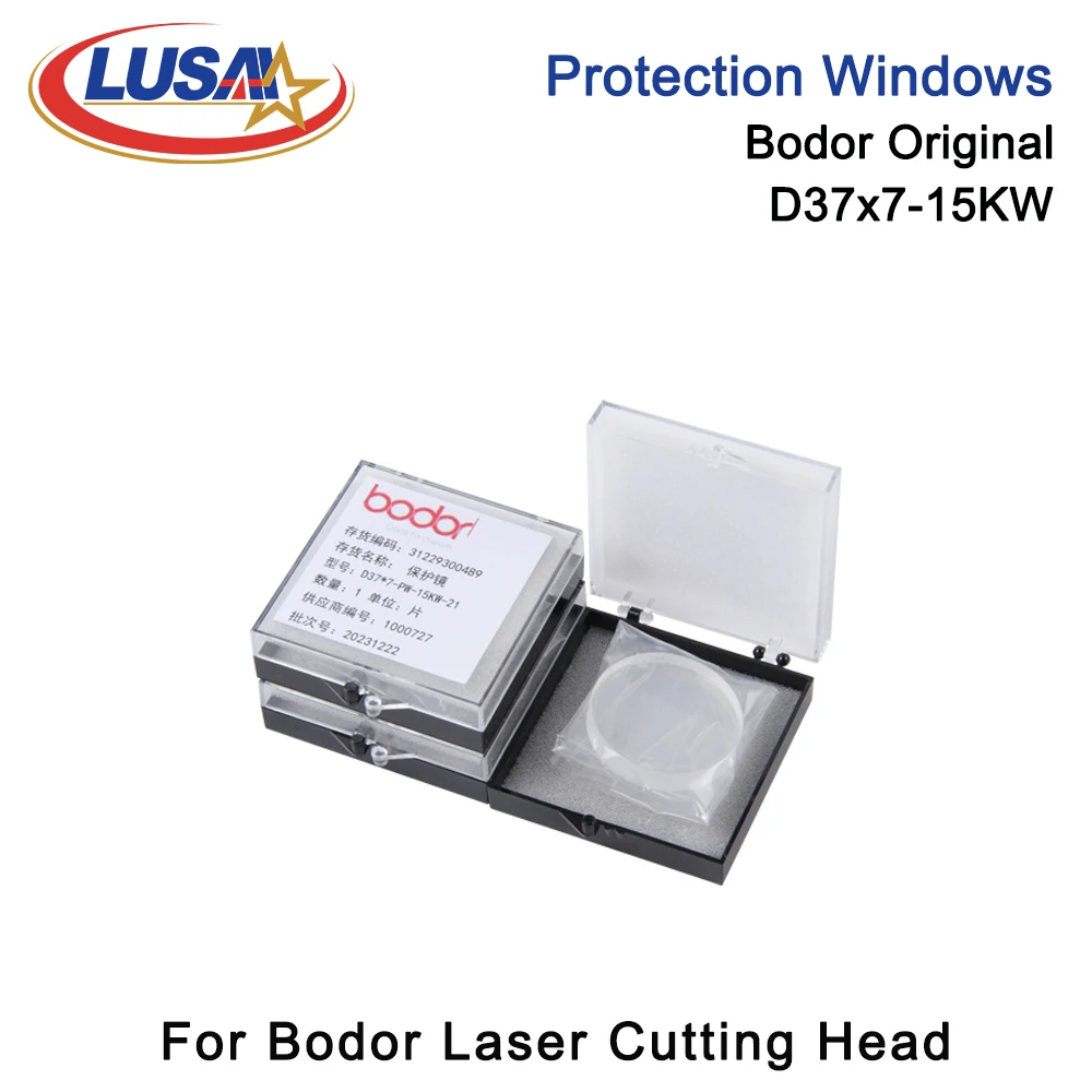 LUSAI 10 шт./партия Bodor оригинальная Защитная крышка Windows Genius 37X7 15KW волоконная