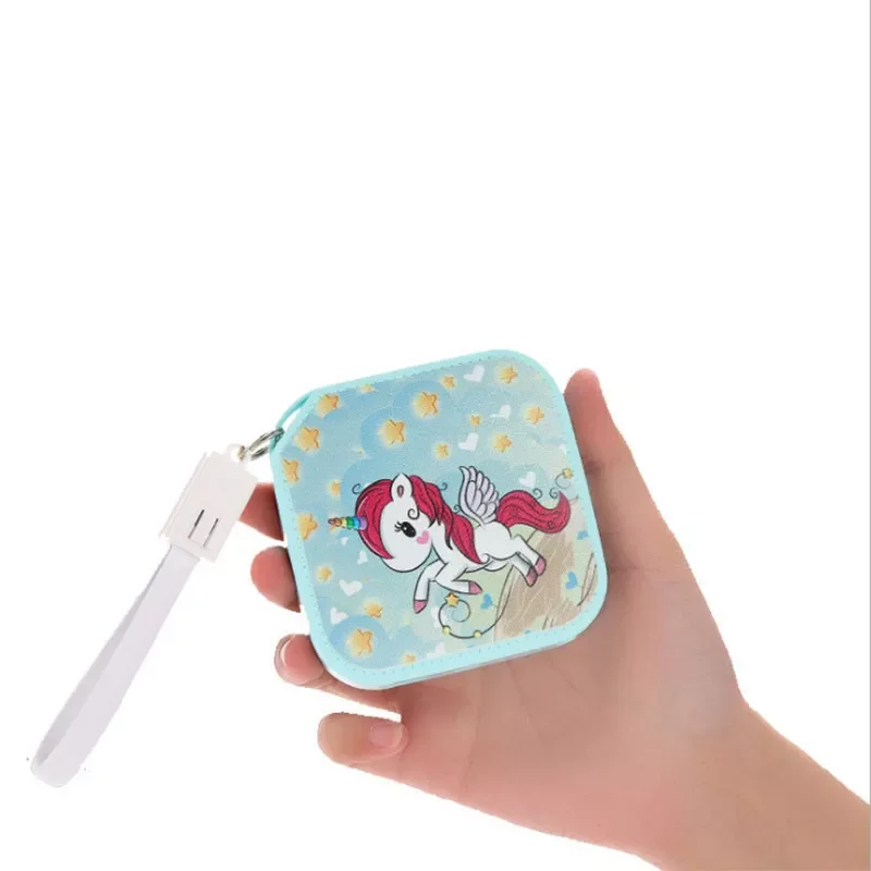 

10000mAh Creative Cartoon Mini Power Bank Small and Cute Power Bank with Lanyard