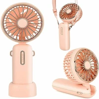 portable handheld electric cooling fan 3 airflow settings 4800mah usb power supply summer mini fan for travel outdoor