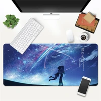 cute large japanese manga mouse pad waterproof mousepad computer table easy clean non slip full desk xxl extended pc accessorie