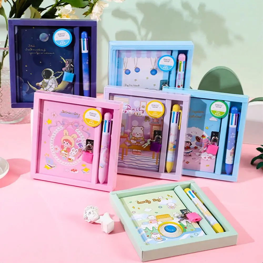 

With Pen Goals Habit Schedules Office School Supplies A6 Planner Agenda Notebook Set Constellation Notepad Diary Book