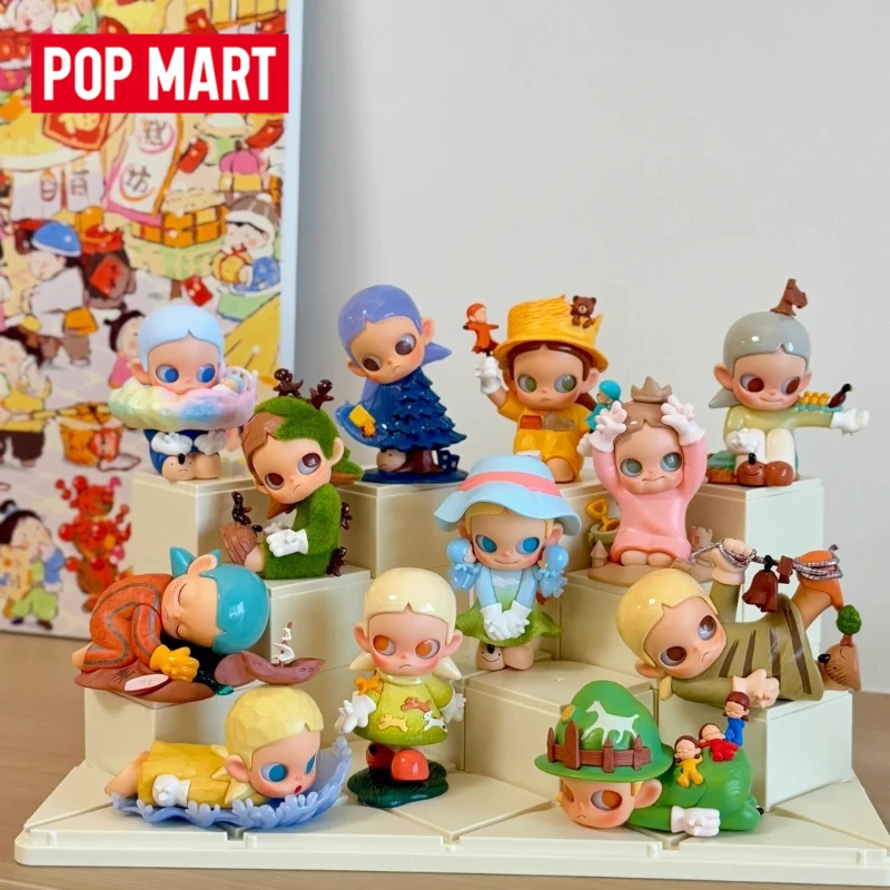 Фото POP MART Zsiga Take It Slow Series слепая коробка милая аниме фигурка настольная коллекция украшения куклы игрушки подарки-сюрпризы №1