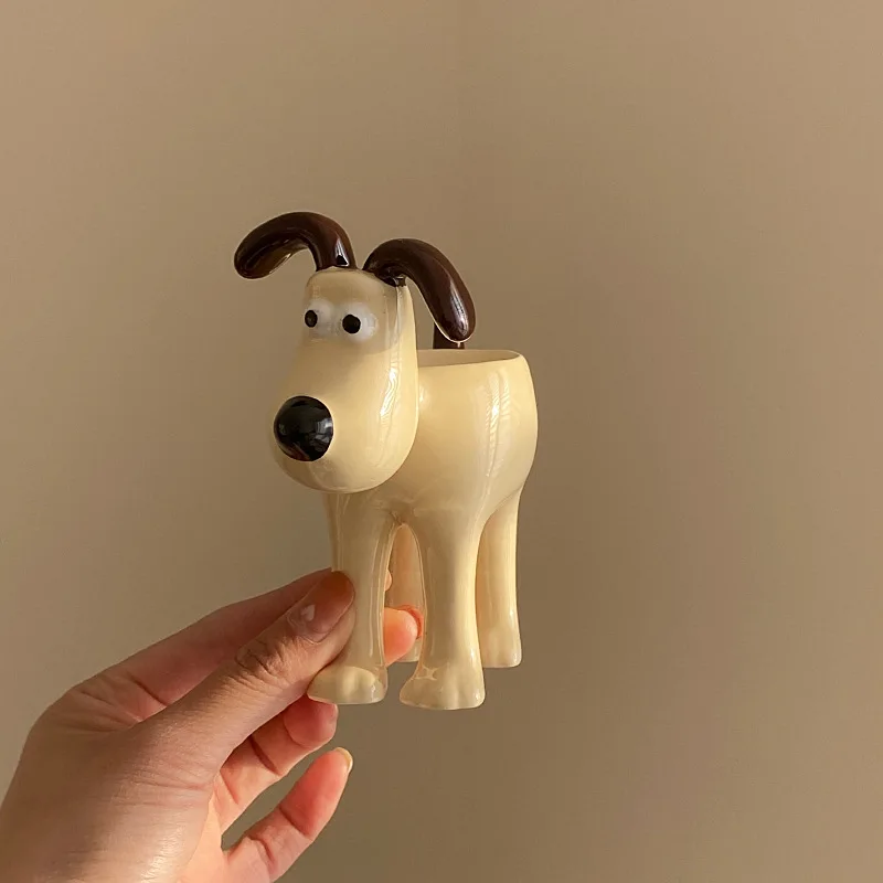 Cartoon Three-dimensional Puppy Desktop Decoration Candle Holder Ceramic Egg Holder