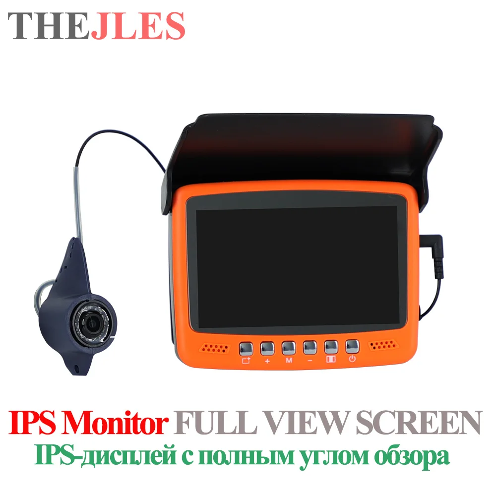 4 3 дюймовая видеокамера для рыбалки с IPS монитором 15 м кабелем ТВЛ эхолот 8