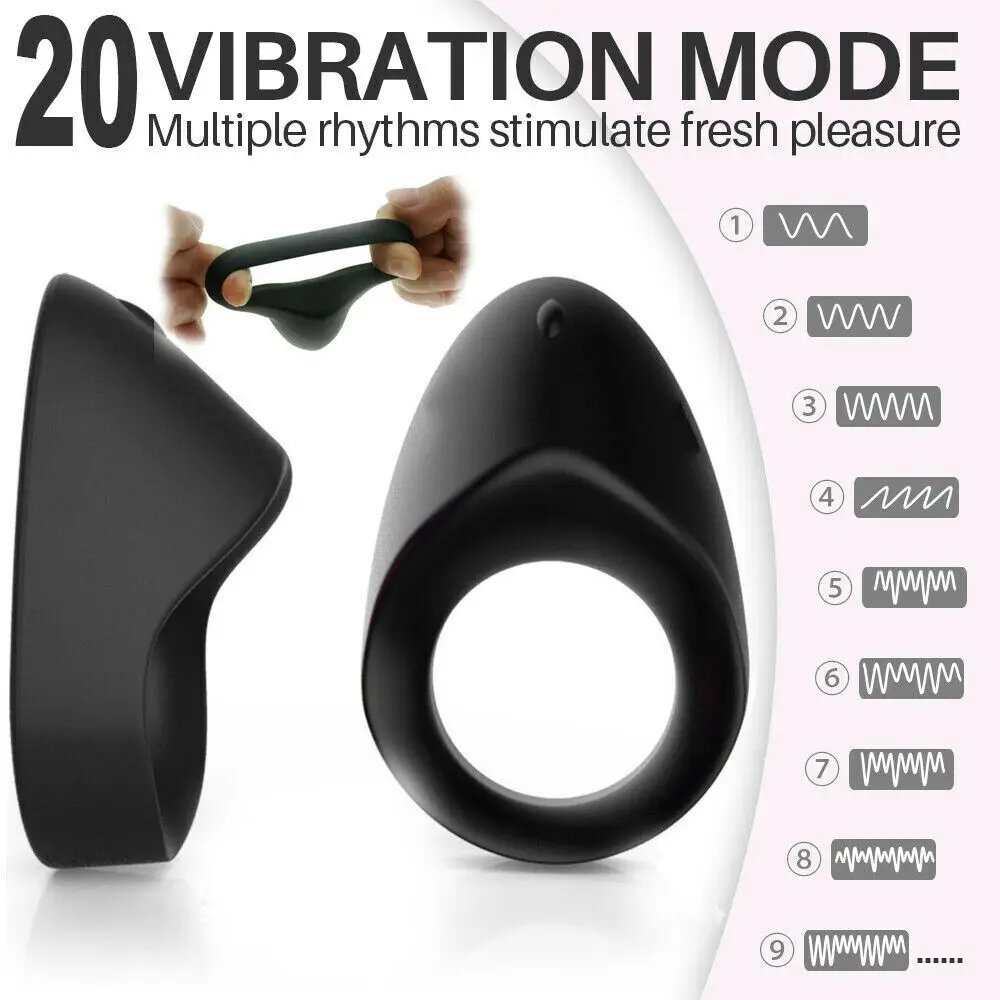 

Rechargeable Stretcher Cock Ring Delayed Ejaculation Testicle Bondage Penis Stretcher Sex Enhancer Male Sex Toys Adult Products